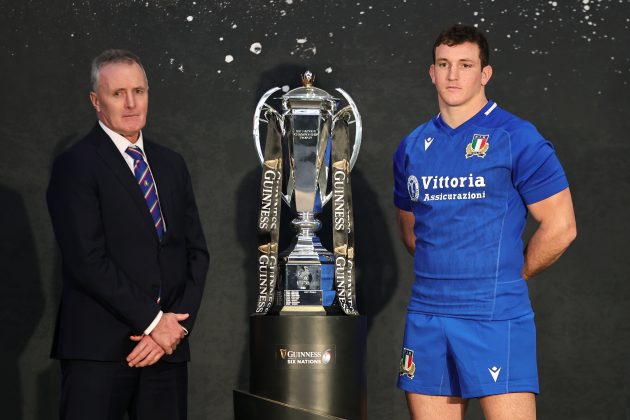 Italy coach Kieran Crowley