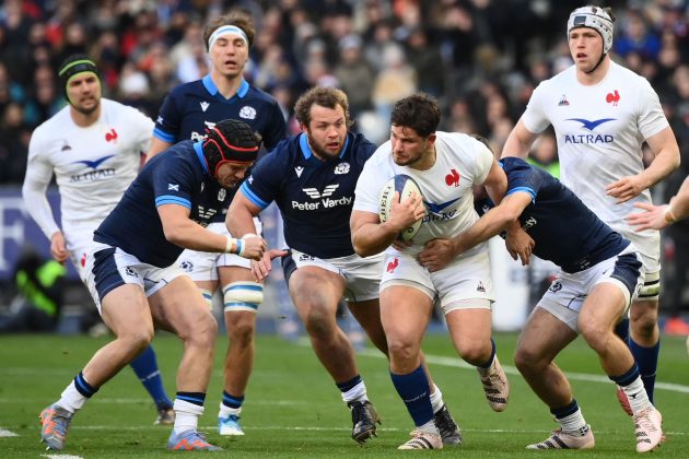 Why do the home team wear away shirt in the Six Nations?
