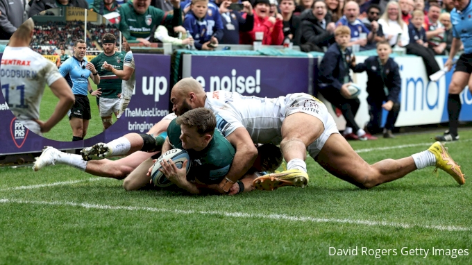 Exeter Chiefs Olly Woodburn Handed