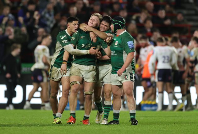 London Irish celebrate