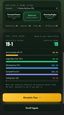 Invincible XV, le nouveau jeu de draft viral de rugby (Invincible XV)
