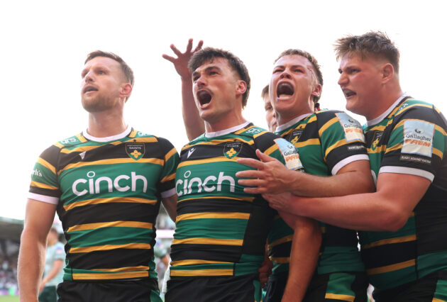 Northampton Saints or Exeter Chiefs are set to end a six-year long Gallagher PREM record. (Photo by David Rogers/Getty Images)