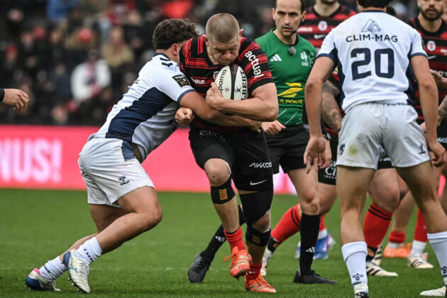 Toulouse face Montpellier in the Top 14 final. (Photo by Matthieu RONDEL / AFP via Getty Images)