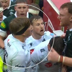 Henry Pollock se bat avec ses coéquipiers anglais alors que Leicester bat les Northampton Saints